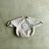 Plus velvet baby patch smiling face long sleeve warm climbing clothing